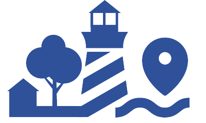 regional development visualised by lighthouse and geotag